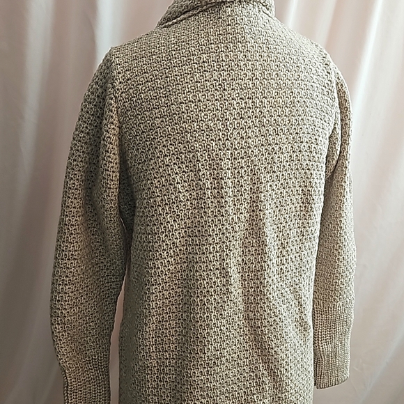 Islander Dublin Ireland 100% Virgin Wool LS shawl collar cardigan - Picture 4 of 9